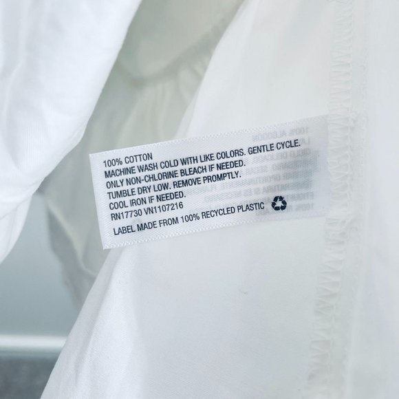 A New Day Women Dress XL Mini White Ruffle Multi Tiered Flutter Short Sleeve New - Picture 7 of 8